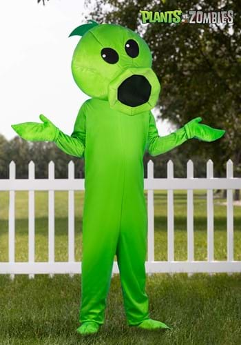 Adult Plants Vs Zombies Peashooter Costume1