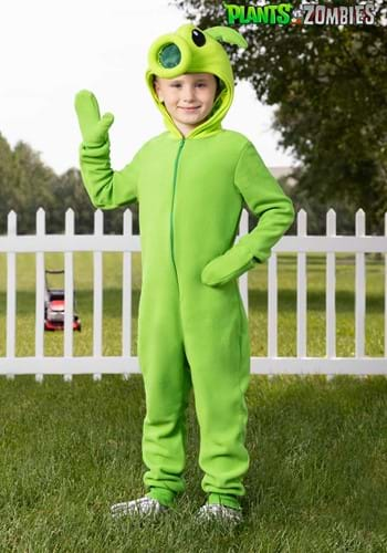 Kids Plants vs Zombies Peashooter Onesie Costume