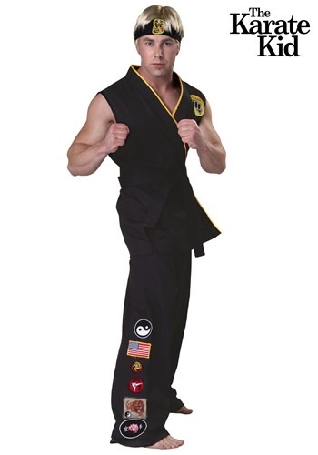 Men's Karate Kid Plus Size Authentic Cobra Kai Costume