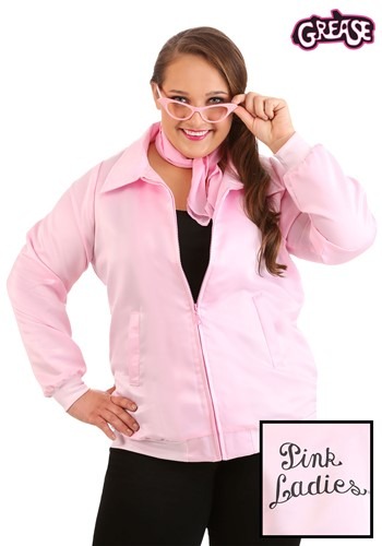 Plus Size Grease Pink Ladies Costume Jacket