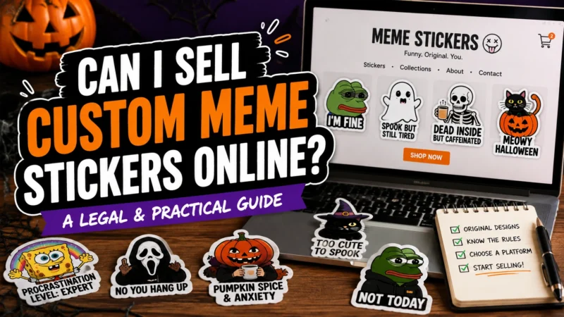 Can I Sell Custom Meme Stickers Online? Yes, but Know the Rules