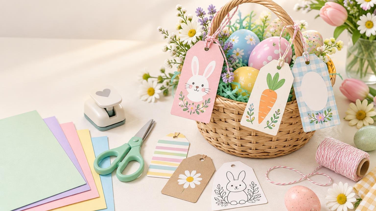 Easter Basket Tags: Printable Designs for Kids, Classrooms, and Family Gifts