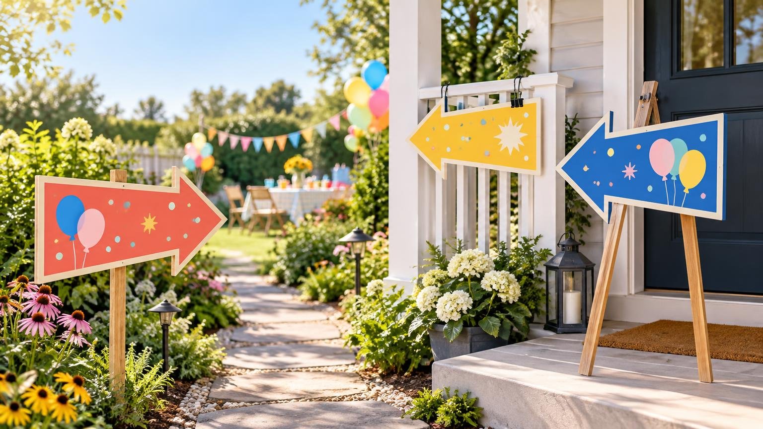 Directional Party Signs: Arrows, Contrast, and Where Guests Actually Need Help
